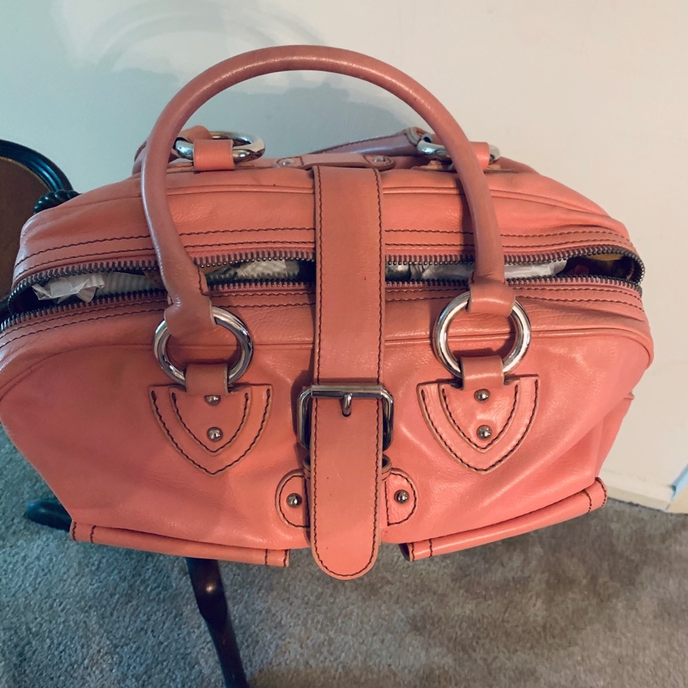Marc Jacobs blush punk leather Venetia bag